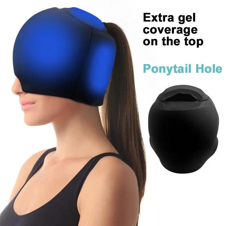 GLOZARA Hydrogel Ice Compress Head Cover for Hot & Cold Therapy GLOZARA