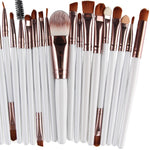 GLOZARA Makeup Brush Set with Nylon Bristles & Plastic Handles GLOZARA