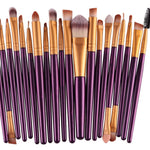 GLOZARA Makeup Brush Set with Nylon Bristles & Plastic Handles GLOZARA