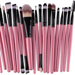 GLOZARA Makeup Brush Set with Nylon Bristles & Plastic Handles GLOZARA