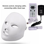 GLOZARA 7-Color LED Facial Mask – Skin Rejuvenation & Anti-Aging Therapy GLOZARA