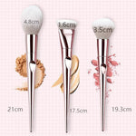 Glozara Pink Makeup Brush Set with Soft Bristles and Carry Clutch GLOZARA