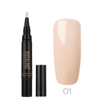 GLOZARA 5ml Solid Color Nail Art Pen UV Gel Polish Fine Tip Nail Glue GLOZARA