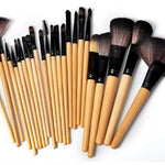 GLOZARA 24-Piece Professional Makeup Brush Set with PU Case GLOZARA
