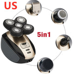 GLOZARA 5-in-1 Electric Shaver Grooming Kit with Waterproof Rotating Heads GLOZARA