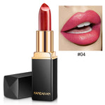 GLOZARA Pearlescent Color-Changing Metallic Lipstick with Gilt Shine GLOZARA