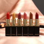 GLOZARA Pearlescent Color-Changing Metallic Lipstick with Gilt Shine GLOZARA