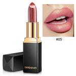 GLOZARA Pearlescent Color-Changing Metallic Lipstick with Gilt Shine GLOZARA