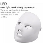 GLOZARA 7-Color LED Facial Mask – Skin Rejuvenation & Anti-Aging Therapy GLOZARA