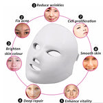 GLOZARA 7-Color LED Facial Mask – Skin Rejuvenation & Anti-Aging Therapy GLOZARA