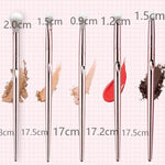 Glozara Pink Makeup Brush Set with Soft Bristles and Carry Clutch GLOZARA