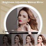 Glozara 5X Magnifying Lighted Makeup Mirror with 3 Color Modes GLOZARA