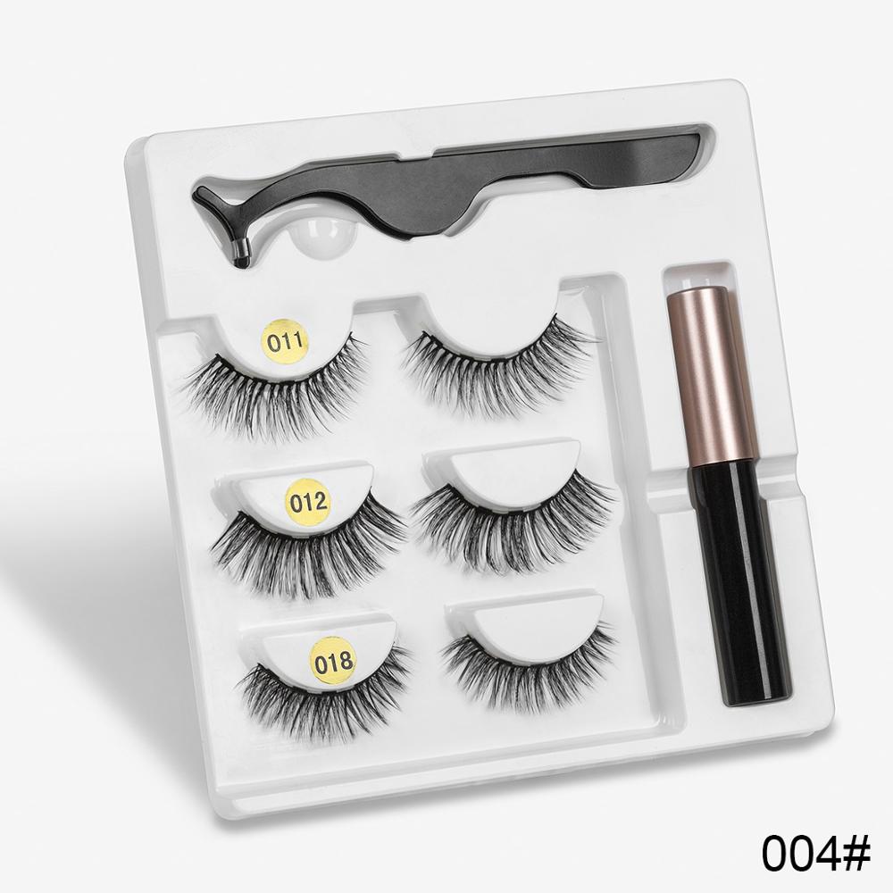 GLOZARA Magnetic False Eyelashes Handmade High-Grade Fiber Lashes GLOZARA