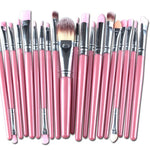 GLOZARA Makeup Brush Set with Nylon Bristles & Plastic Handles GLOZARA