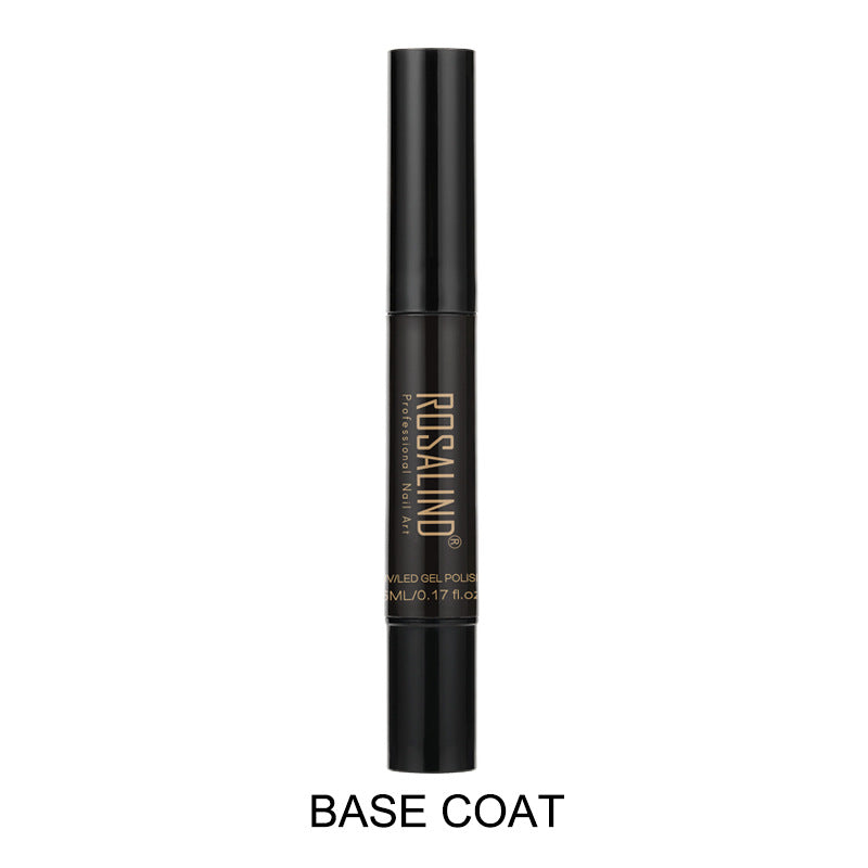 GLOZARA 5ml Solid Color Nail Art Pen UV Gel Polish Fine Tip Nail Glue GLOZARA