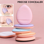 GLOZARA Mini Cosmetic Cushion Puff Set Professional Finger Makeup Sponges GLOZARA