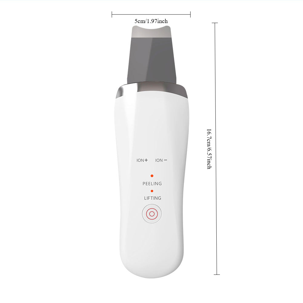 GLOZARA Ultrasonic Skin Scrubber Facial Cleaner with EMS Lifting GLOZARA