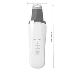 GLOZARA Ultrasonic Skin Scrubber Facial Cleaner with EMS Lifting GLOZARA