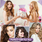 Glozara Ceramic Hair Waver 1.41 Inch Ionic Curling Iron Glozara