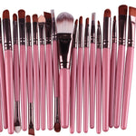 GLOZARA Makeup Brush Set with Nylon Bristles & Plastic Handles GLOZARA