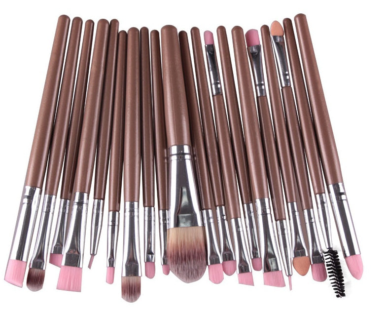GLOZARA Makeup Brush Set with Nylon Bristles & Plastic Handles GLOZARA