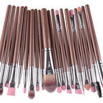 GLOZARA Makeup Brush Set with Nylon Bristles & Plastic Handles GLOZARA