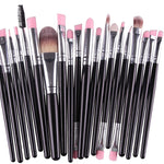 GLOZARA Makeup Brush Set with Nylon Bristles & Plastic Handles GLOZARA