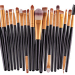 GLOZARA Makeup Brush Set with Nylon Bristles & Plastic Handles GLOZARA