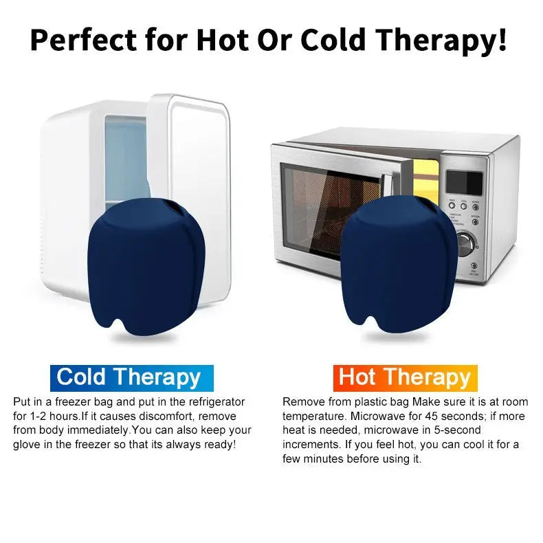 GLOZARA Hydrogel Ice Compress Head Cover for Hot & Cold Therapy GLOZARA