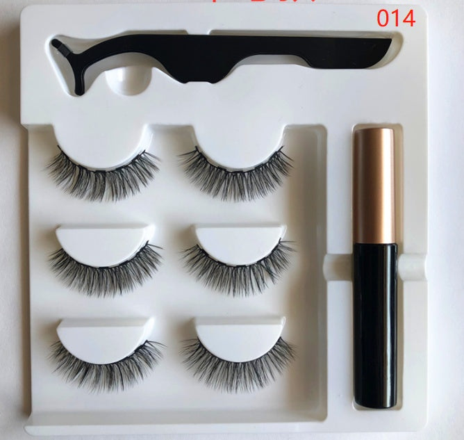 GLOZARA Magnetic False Eyelashes Handmade High-Grade Fiber Lashes GLOZARA