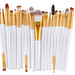 GLOZARA Makeup Brush Set with Nylon Bristles & Plastic Handles GLOZARA