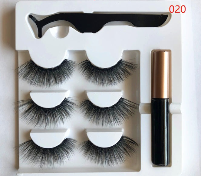 GLOZARA Magnetic False Eyelashes Handmade High-Grade Fiber Lashes GLOZARA