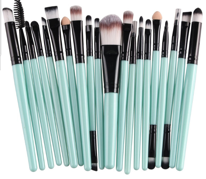 GLOZARA Makeup Brush Set with Nylon Bristles & Plastic Handles GLOZARA