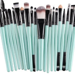 GLOZARA Makeup Brush Set with Nylon Bristles & Plastic Handles GLOZARA