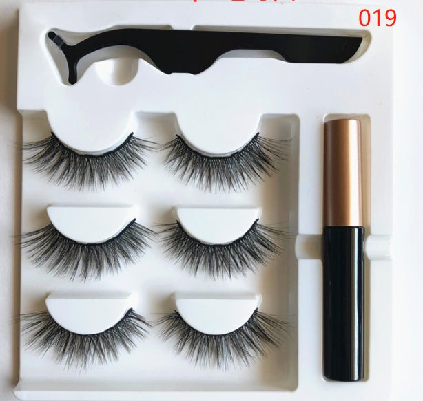 GLOZARA Magnetic False Eyelashes Handmade High-Grade Fiber Lashes GLOZARA