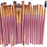 GLOZARA Makeup Brush Set with Nylon Bristles & Plastic Handles GLOZARA