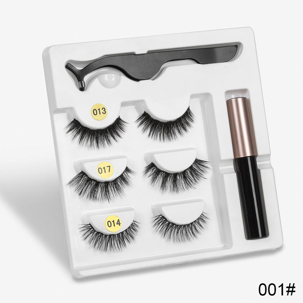 GLOZARA Magnetic False Eyelashes Handmade High-Grade Fiber Lashes GLOZARA