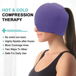 GLOZARA Hydrogel Ice Compress Head Cover for Hot & Cold Therapy GLOZARA