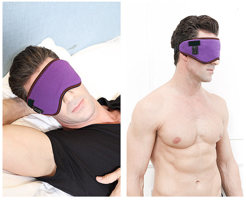 GLOZARA USB Heated Eye Mask with Timed Temperature Control for Fatigue Relief GLOZARA
