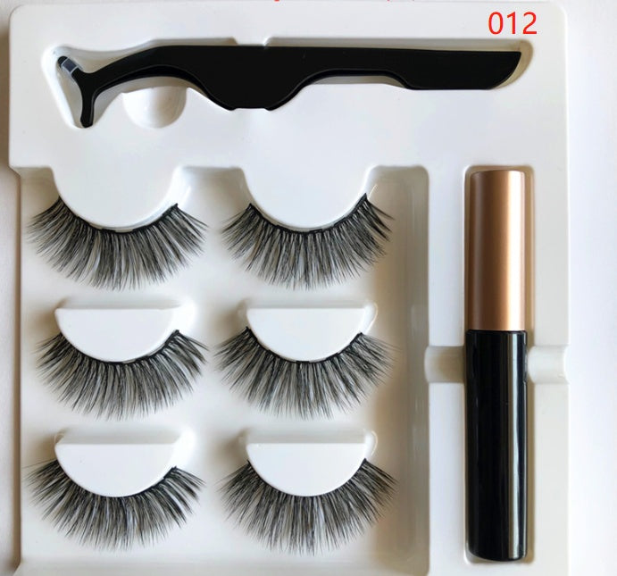GLOZARA Magnetic False Eyelashes Handmade High-Grade Fiber Lashes GLOZARA