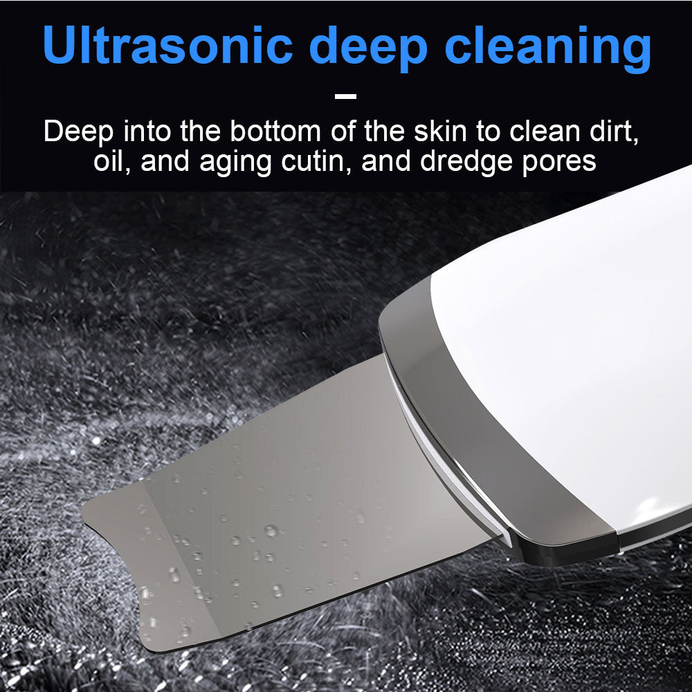 GLOZARA Ultrasonic Skin Scrubber Facial Cleaner with EMS Lifting GLOZARA