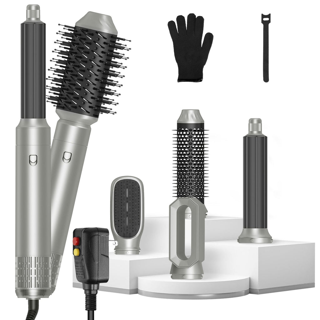 GLOZARA 6-in-1 Hot Air Styler with Auto Wrap, Dryer & Curling Brush GLOZARA