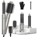 GLOZARA 6-in-1 Hot Air Styler with Auto Wrap, Dryer & Curling Brush GLOZARA