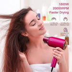 Glozara Ionic Hair Dryer 1800W AC Motor Hot and Cold Air Glozara