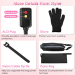 GLOZARA 6-in-1 Hot Air Styler with Auto Wrap, Dryer & Curling Brush GLOZARA